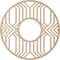 Ekena Millwork Empire Wood Fretwork Pierced Ceiling Medallion, Alder, 20"OD x 7 3/8"ID x 1/4"T CMWP20X20X0250EPAL - alternate 3
